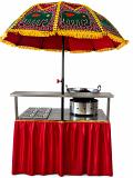 Live Tikki/Chaat Counter Trolly for Catering & Restaurant on Wheels